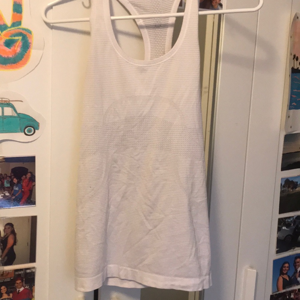Lululemon white tank top